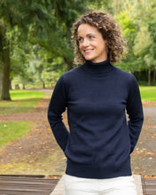 Relaxed Roll Neck - Classic Navy