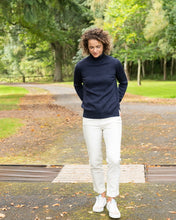 Relaxed Roll Neck - Classic Navy